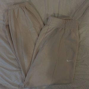 Cream Nike Sweatpants
